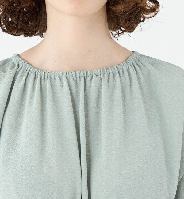 Ballsey「ウズラクレープ シャーリングワンピース」|ワンピース|