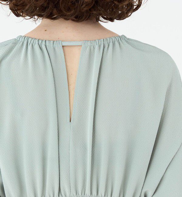 Ballsey「ウズラクレープ シャーリングワンピース」|ワンピース|