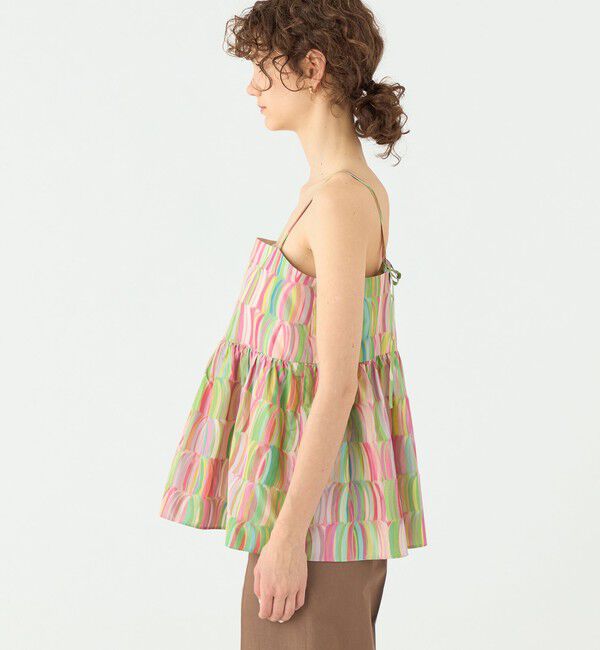 TOMORROWLAND collection「リュバンプリント ペプラムキャミソール」|その他|