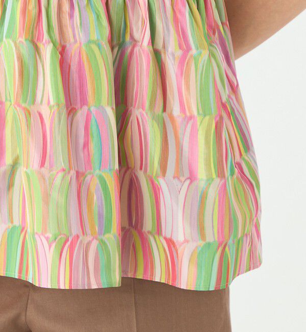 TOMORROWLAND collection「リュバンプリント ペプラムキャミソール」|その他|