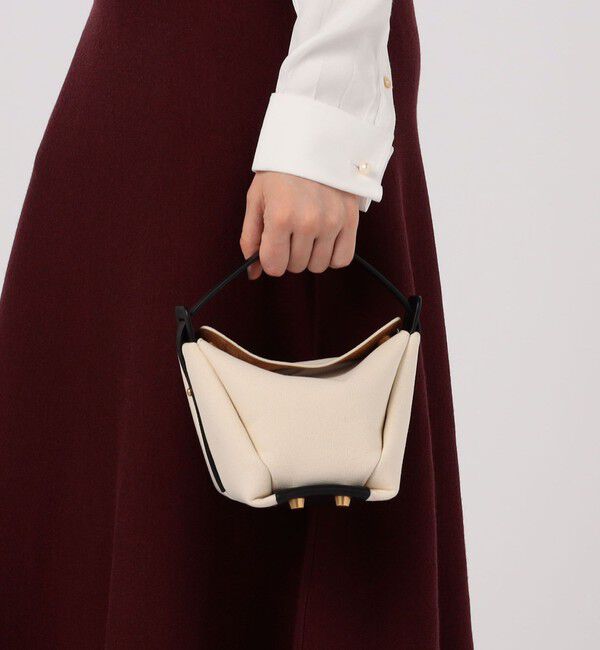 TOMORROWLAND GOODS「ADVENE MINI AGE コットンキャンバス バッグ」|ハンドバッグ|