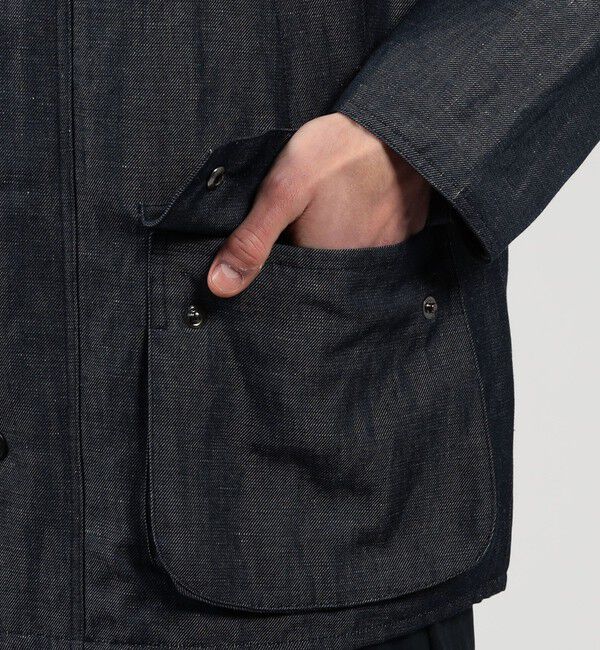 TOMORROWLAND MENS「【WEB先行予約・別注】Barbour Classic BEDALE ウールリネン ブルゾン DORMEUIL」|ブルゾン・スタジャン|