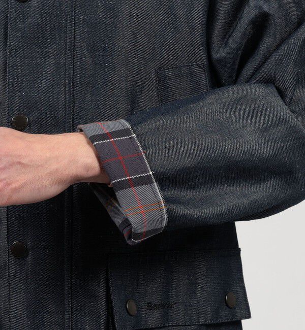 TOMORROWLAND MENS「【WEB先行予約・別注】Barbour Classic BEDALE ウールリネン ブルゾン DORMEUIL」|ブルゾン・スタジャン|