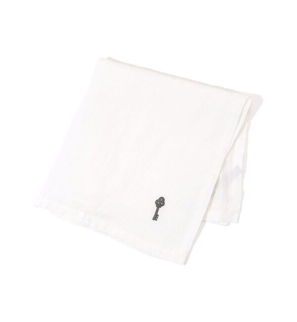 TOMORROWLAND HOME「エンブロイダリー プレーンリネン ナプキン（45cm X 45cm）」|食器・キッチングッズ|11 ホワイト