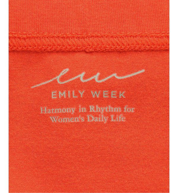 EMILYWEEK「【RESET】オーガニックコットン混 2WAYサニタリーショーツ（オレンジレッド）」|インナー|