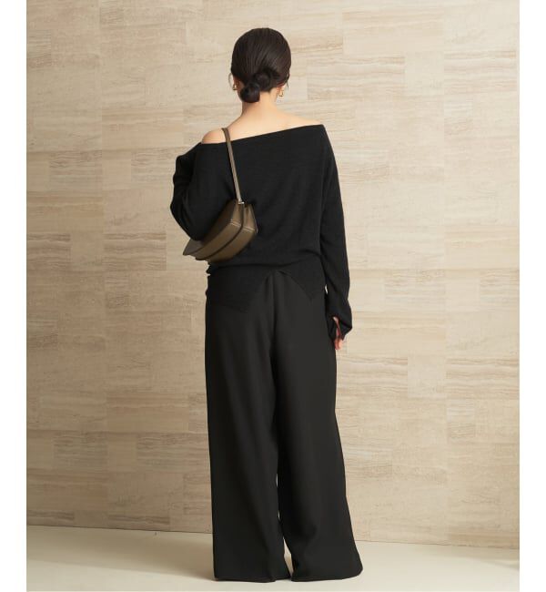 Plage「《追加予約》Off shoulder slit ニット 3」|ニット・セーター|