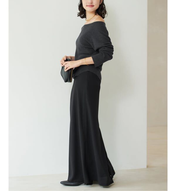 Plage「《追加予約》Off shoulder slit ニット 3」|ニット・セーター|