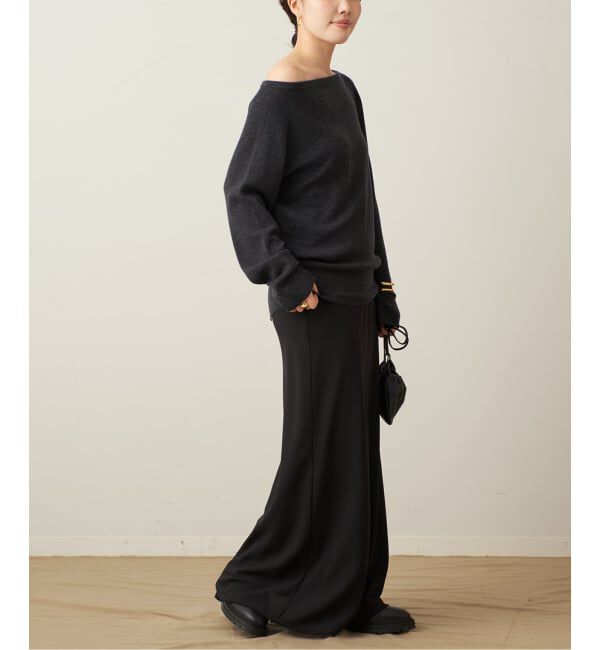 Plage「《追加予約》Off shoulder slit ニット 3」|ニット・セーター|