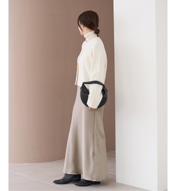 IENA「《追加3》ダブルサテンスカート」|スカート|