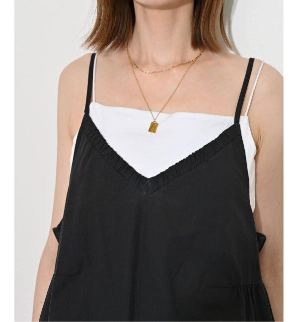 SLOBE IENA「《追加4》フライスパット付きキャミソール」|インナー|