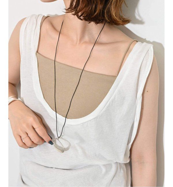 SLOBE IENA「《追加4》フライスパット付きキャミソール」|インナー|