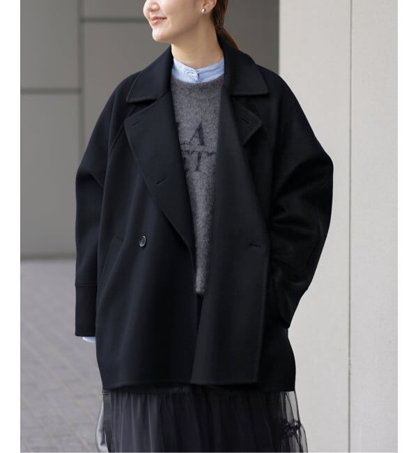 IENA「《追加2》スーパー160ダブルフェイスショートコート」|その他|