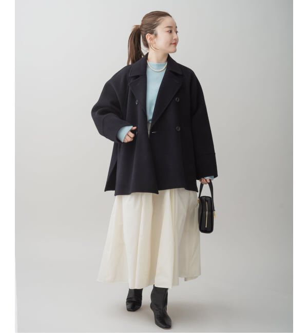 IENA「《追加2》スーパー160ダブルフェイスショートコート」|その他|