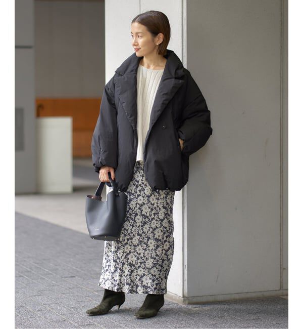 IENA「《追加》ARTIROSA 撥水テイラーコクーンダウン」|ダウン|