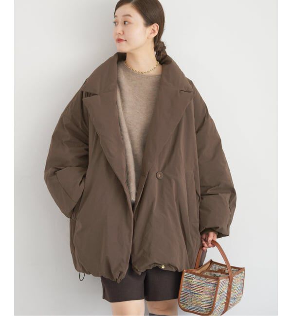 IENA「《追加》ARTIROSA 撥水テイラーコクーンダウン」|ダウン|