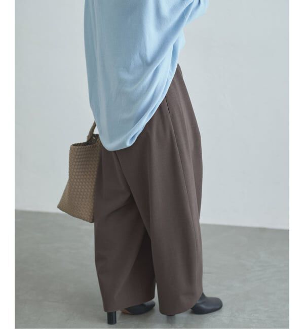 IENA「《追加》ウォッシャブル コクーンパンツ」|その他|