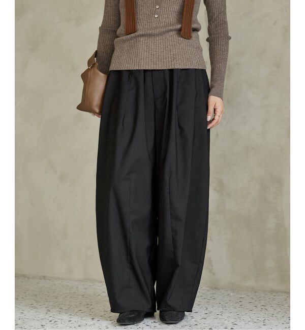 IENA「《追加》ウォッシャブル コクーンパンツ」|その他|