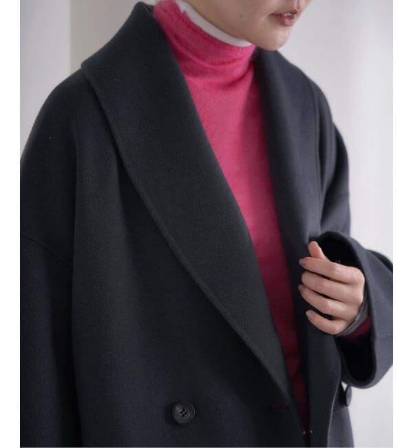 IENA「《追加2》Super160 ショールカラーハーフコート」|その他|