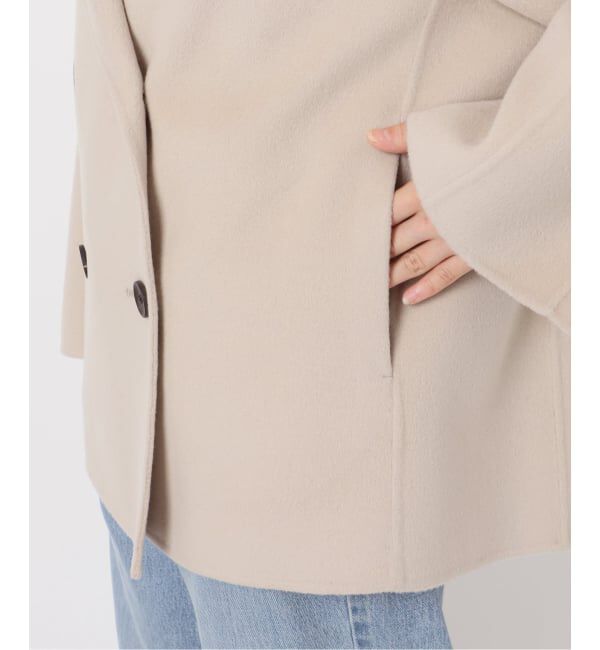 IENA「《追加2》Super160 ショールカラーハーフコート」|その他|