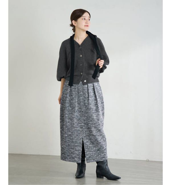 IENA「ピュア カシミヤ ドルマンVネックカーディガン」|カーディガン|