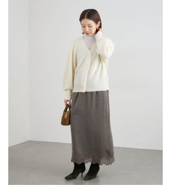 IENA「ピュア カシミヤ ドルマンVネックカーディガン」|カーディガン|