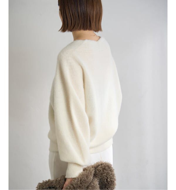 IENA「ピュア カシミヤ ドルマンVネックカーディガン」|カーディガン|