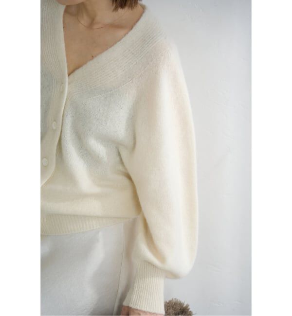 IENA「ピュア カシミヤ ドルマンVネックカーディガン」|カーディガン|