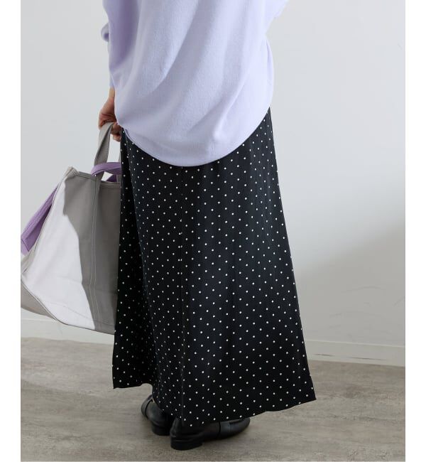 IENA「IPEKERフィブリルドットプリントスカート」|スカート|