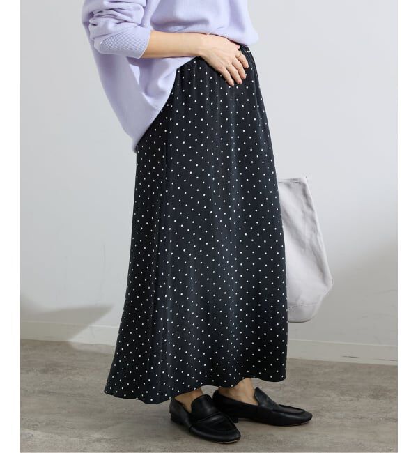 IENA「IPEKERフィブリルドットプリントスカート」|スカート|