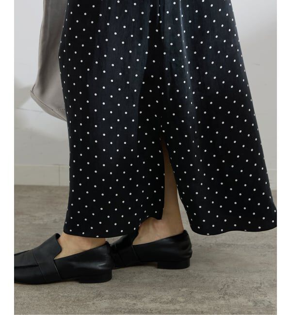 IENA「IPEKERフィブリルドットプリントスカート」|スカート|