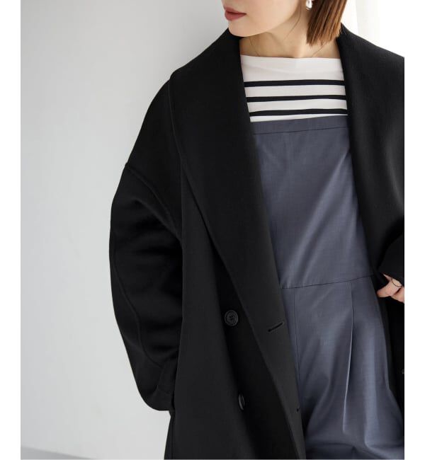 IENA「《追加3》Super160 ショールカラーハーフコート」|その他|