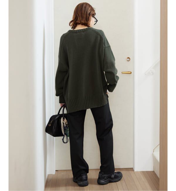 SLOBE IENA「《WEB限定/追加2予約》バルキーコットンプルオーバー」|ニット・セーター|