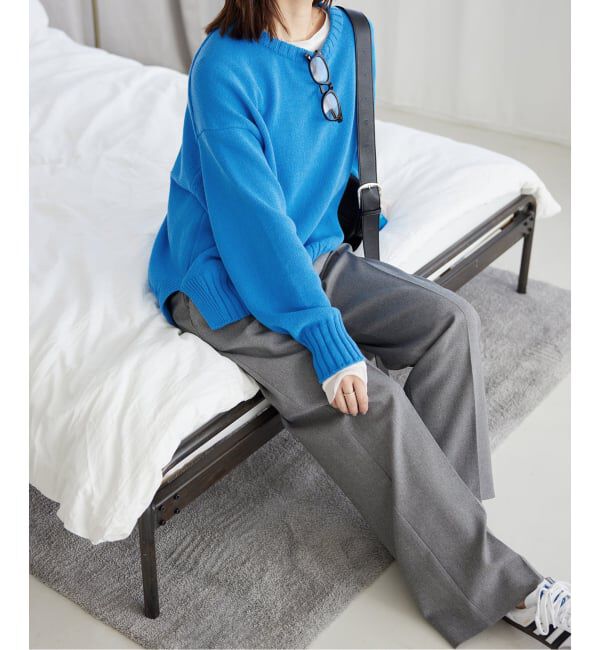 SLOBE IENA「《WEB限定/追加2予約》バルキーコットンプルオーバー」|ニット・セーター|