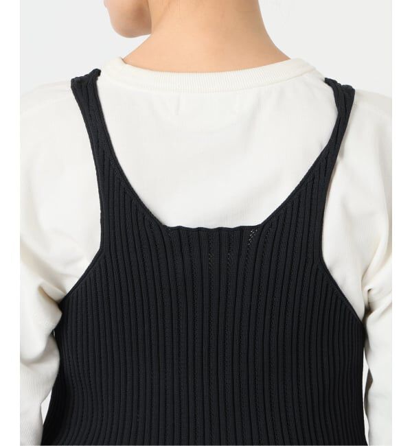 SLOBE IENA「《WEB限定/追加予約》ペプラムビスチェ」|ニット・セーター|
