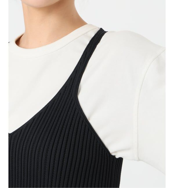 SLOBE IENA「《WEB限定/追加予約》ペプラムビスチェ」|ニット・セーター|