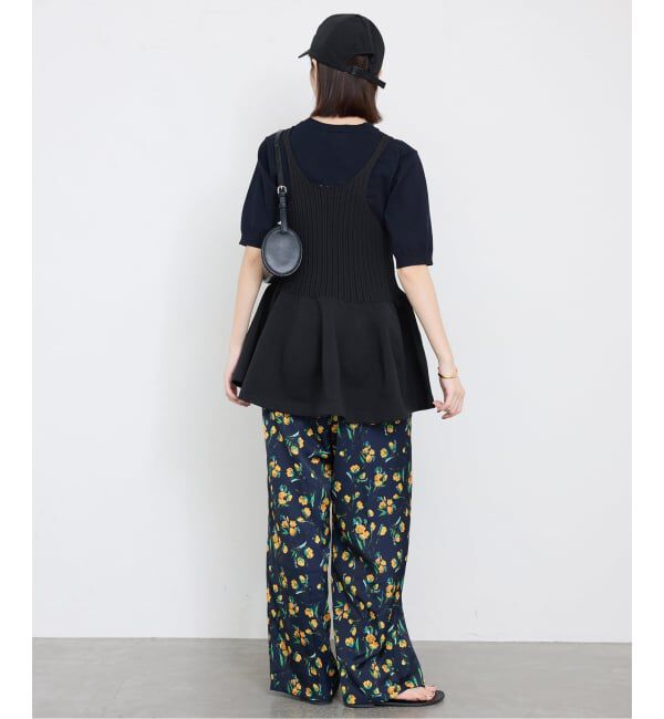 SLOBE IENA「《WEB限定/追加予約》ペプラムビスチェ」|ニット・セーター|