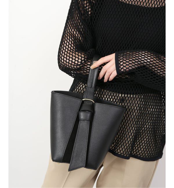 SLOBE IENA「《追加2予約》AULENTTI/オウレンティ バケツバッグ FB-5976-DOSA」|ハンドバッグ|