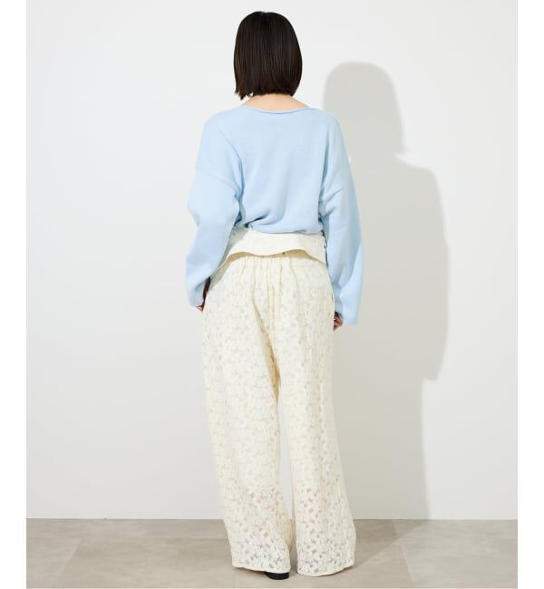 SLOBE IENA「《予約》TRICOTS JEAN MARC/トリコットジーンマルク SLOBE別注 ニットプルオーバー」|ニット・セーター|