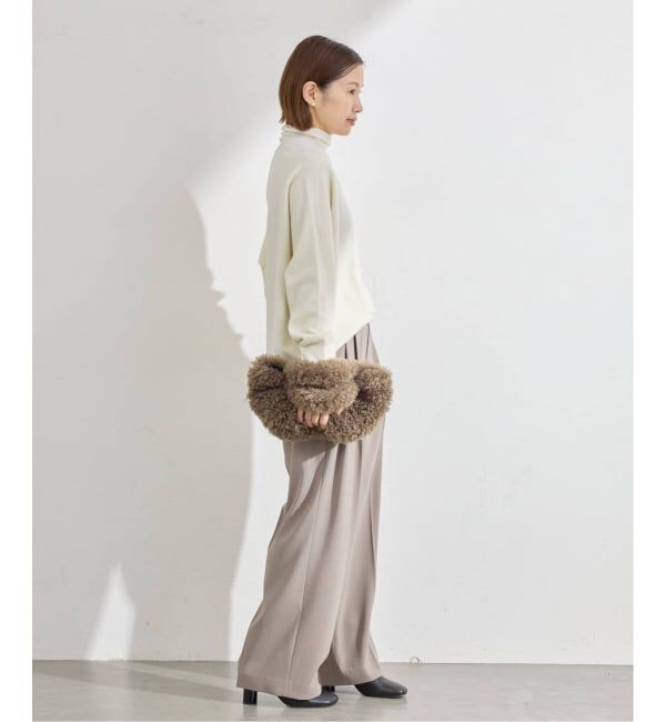 IENA「《追加5予約》Fineニュージーウール ニュアンス Vプルオーバー」|ニット・セーター|