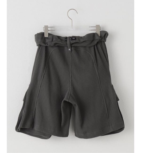 PULP「【Geek Office / ギークオフィス】OPEN YY / ROLLED WAIST WAFFLE CARGO SHORTS」|その他|