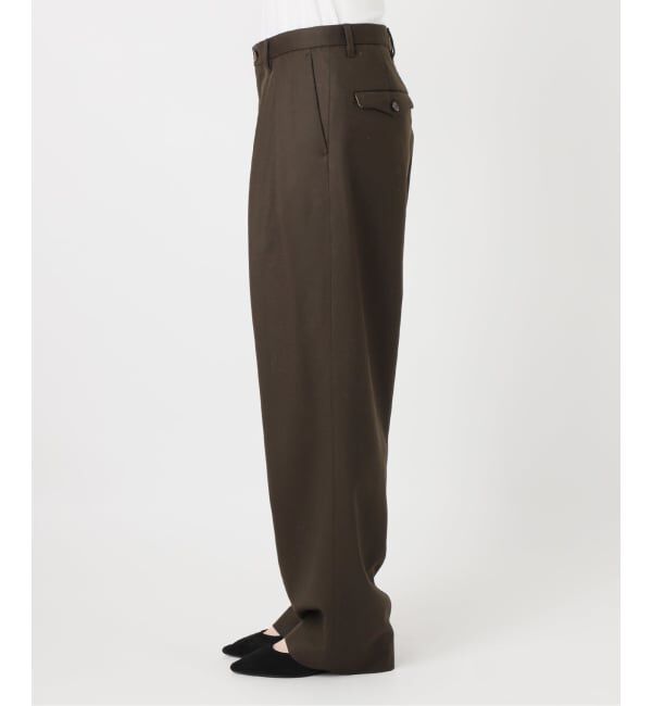 journal standard L'essage「ウールピンストライプ/無地トラウザーパンツ」|スラックス|