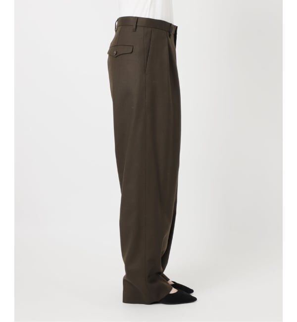 journal standard L'essage「ウールピンストライプ/無地トラウザーパンツ」|スラックス|