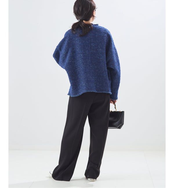 journal standard L'essage「【一部店舗＆WEB限定】GIOLICATWEED ドルマンジャケット 2」|ノーカラージャケット|