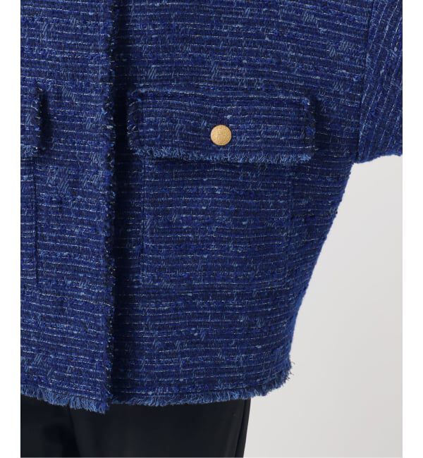 journal standard L'essage「【一部店舗＆WEB限定】GIOLICATWEED ドルマンジャケット 2」|ノーカラージャケット|