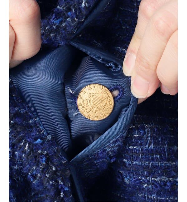 journal standard L'essage「【一部店舗＆WEB限定】GIOLICATWEED ドルマンジャケット 2」|ノーカラージャケット|