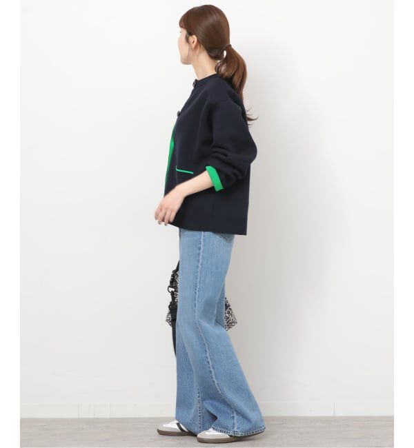 JOURNAL STANDARD relume「《追加予約》ダブルニットコントラストカーディガン」|カーディガン|