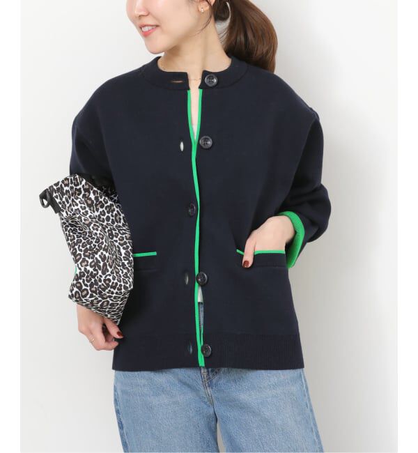 JOURNAL STANDARD relume「《追加予約》ダブルニットコントラストカーディガン」|カーディガン|