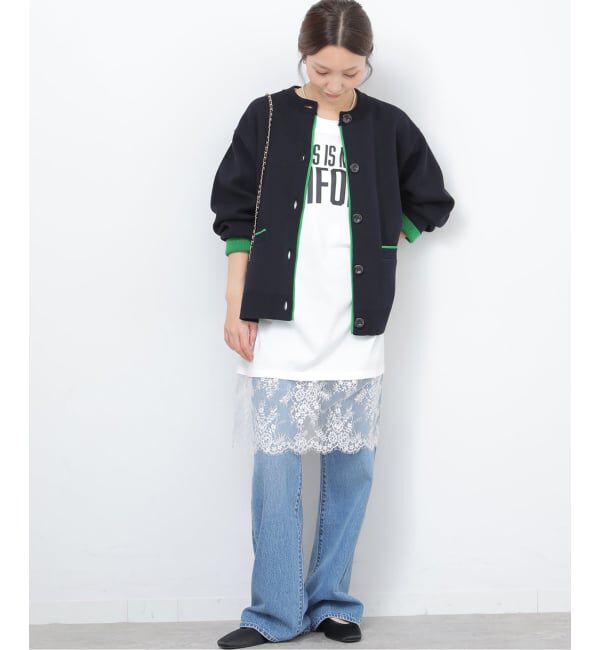 JOURNAL STANDARD relume「《追加予約》ダブルニットコントラストカーディガン」|カーディガン|