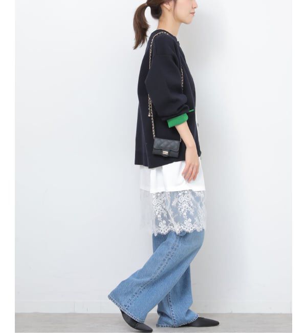 JOURNAL STANDARD relume「《追加予約》ダブルニットコントラストカーディガン」|カーディガン|