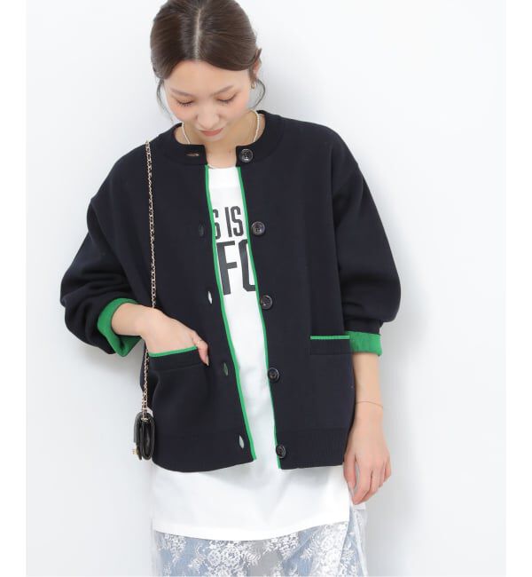 JOURNAL STANDARD relume「《追加予約》ダブルニットコントラストカーディガン」|カーディガン|